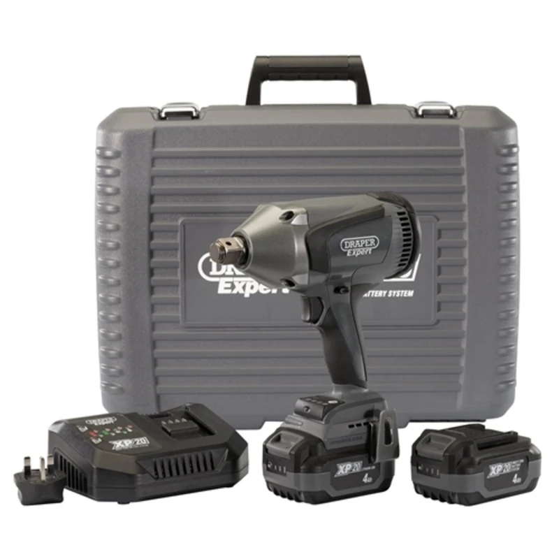 Draper XP20 20V Brushless High-Torque Impact Wrench, 3/4